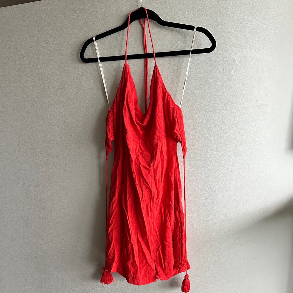 Free People Red Mini Dress
